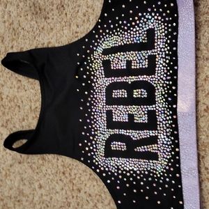 Rebel Athletic Women's Bling Sports Bra Adult Large - AL